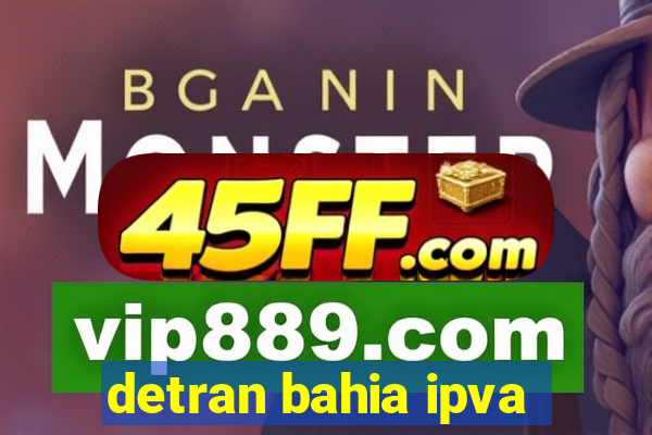 detran bahia ipva